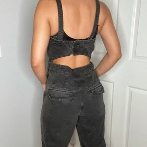 Denim romper